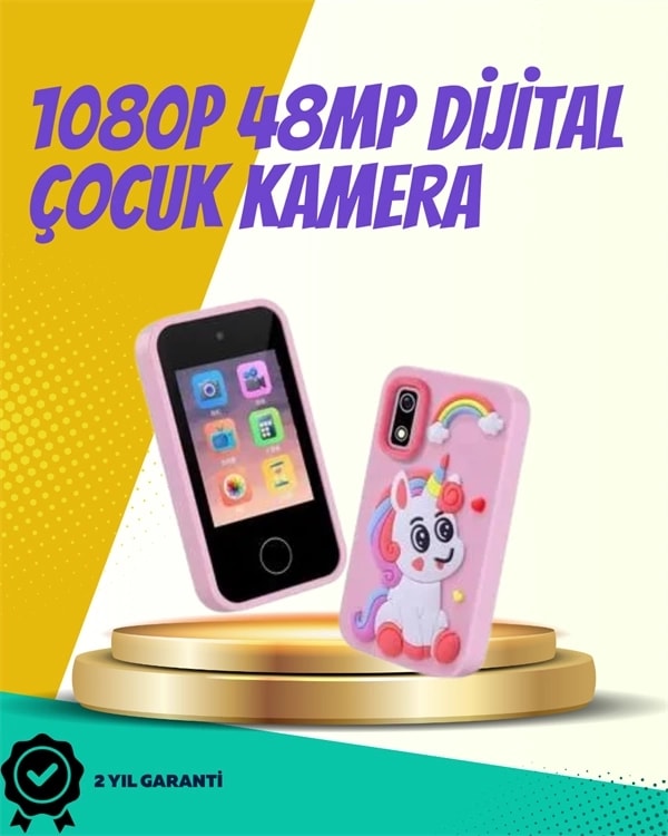 Abs + Silikon Gövdeli Dayanıklı Çocuk Kamerası – Güvenli Malzeme, Şok Emici Tasarım