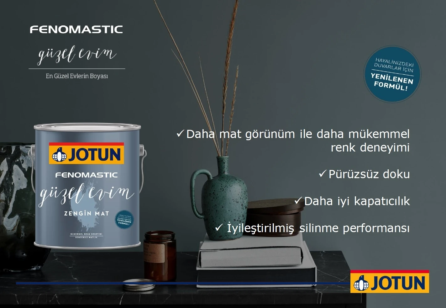 Jotun Fenomastic Güzel Evim Zengin Mat ( Sarı Tonlar)