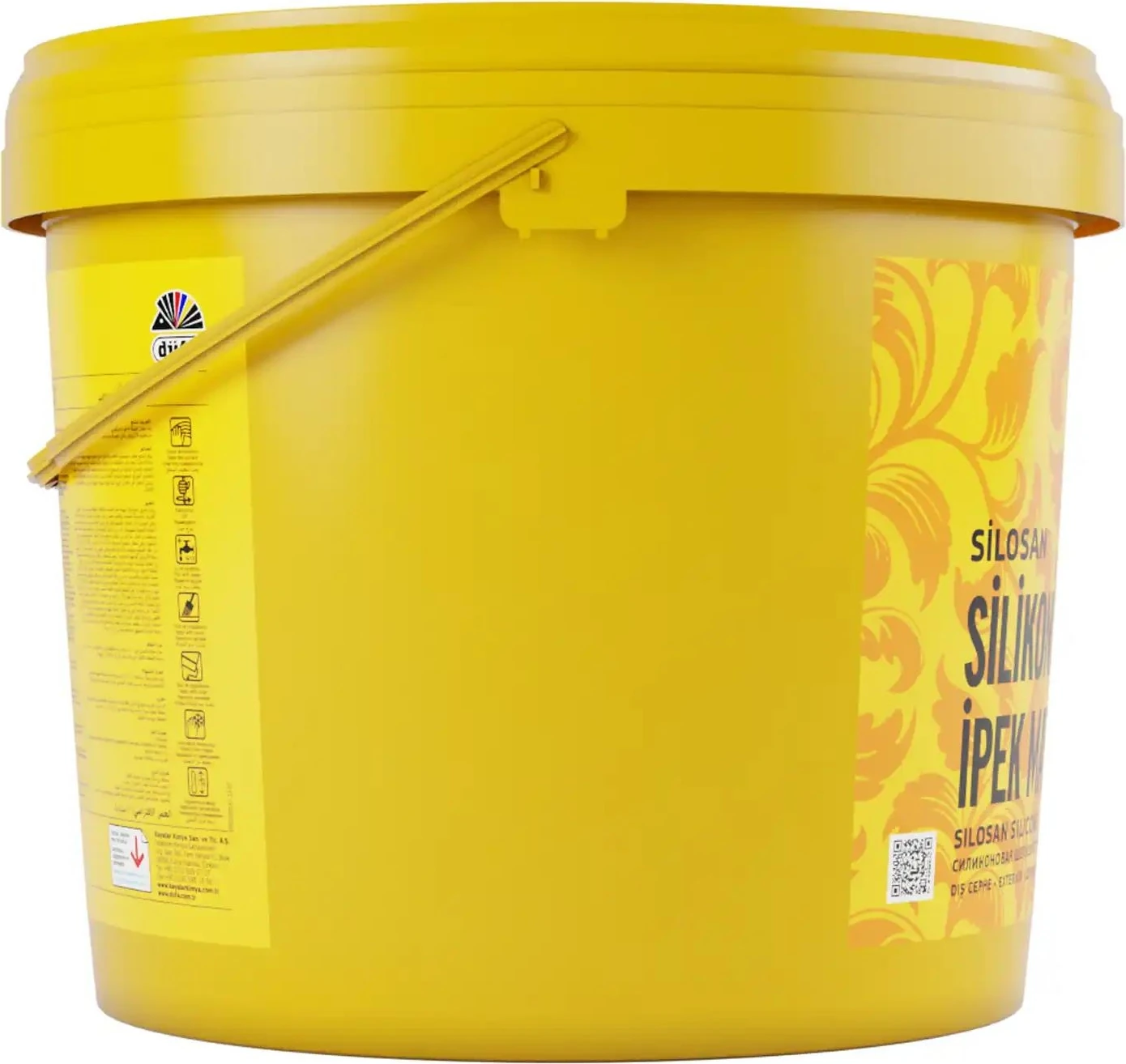 Silosan Silikonlu İpek Mat Beyaz 15 l