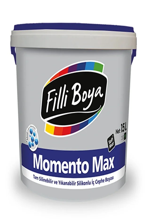 Momento Max Silikonlu Iç Cephe Boyası 15 Lt Lületaşı