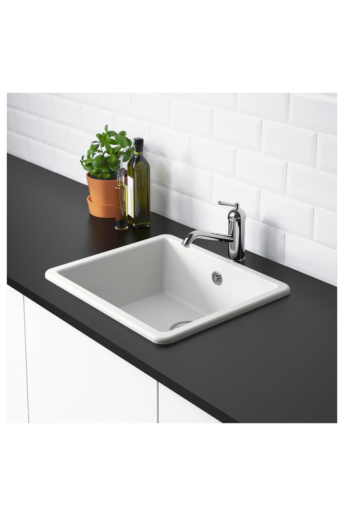 BLO -50/40 TEK GÖZ GRANİT EVYE SİYAH-BEYAZ-KREM-ANTRASİT-GRİ BEYAZ