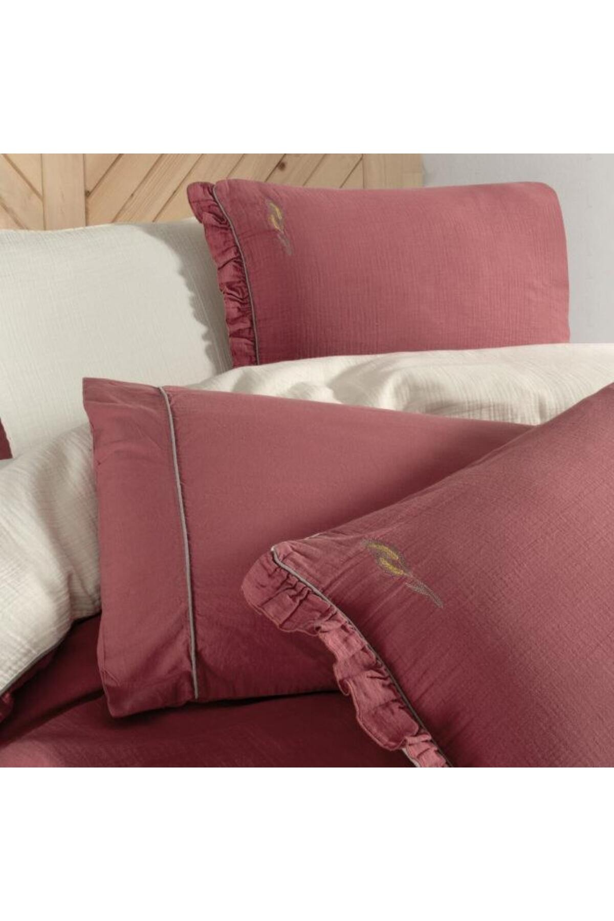 Mood Comfort  Kenyon Tek Kişilik Nevresim Takımı Pembe