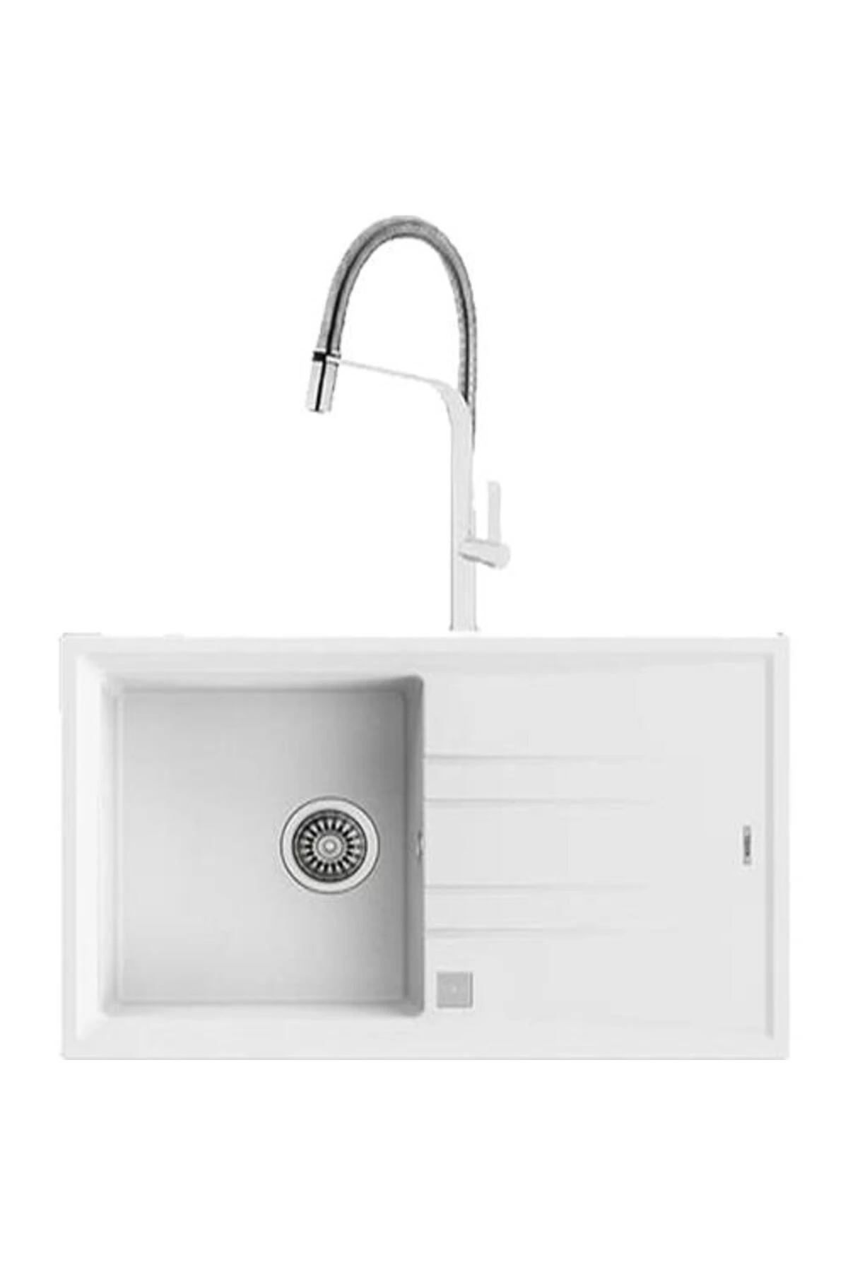 Stone 50 Btg Beyaz Fo 999 Granit Evye Batarya Seti