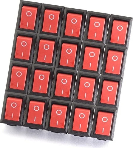 50 Adet, Devre Anahtarı, Güç Anahtarı, Aç Kapa Anahtar, Deney Seti, Tek Konum, On Of Switch