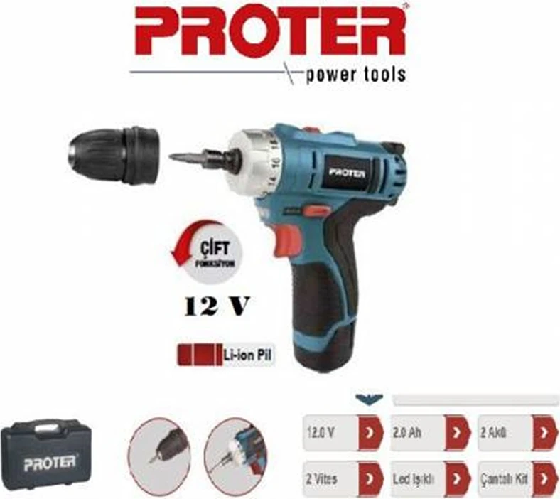 PST222 Şarjlı Vidalama Tornavida