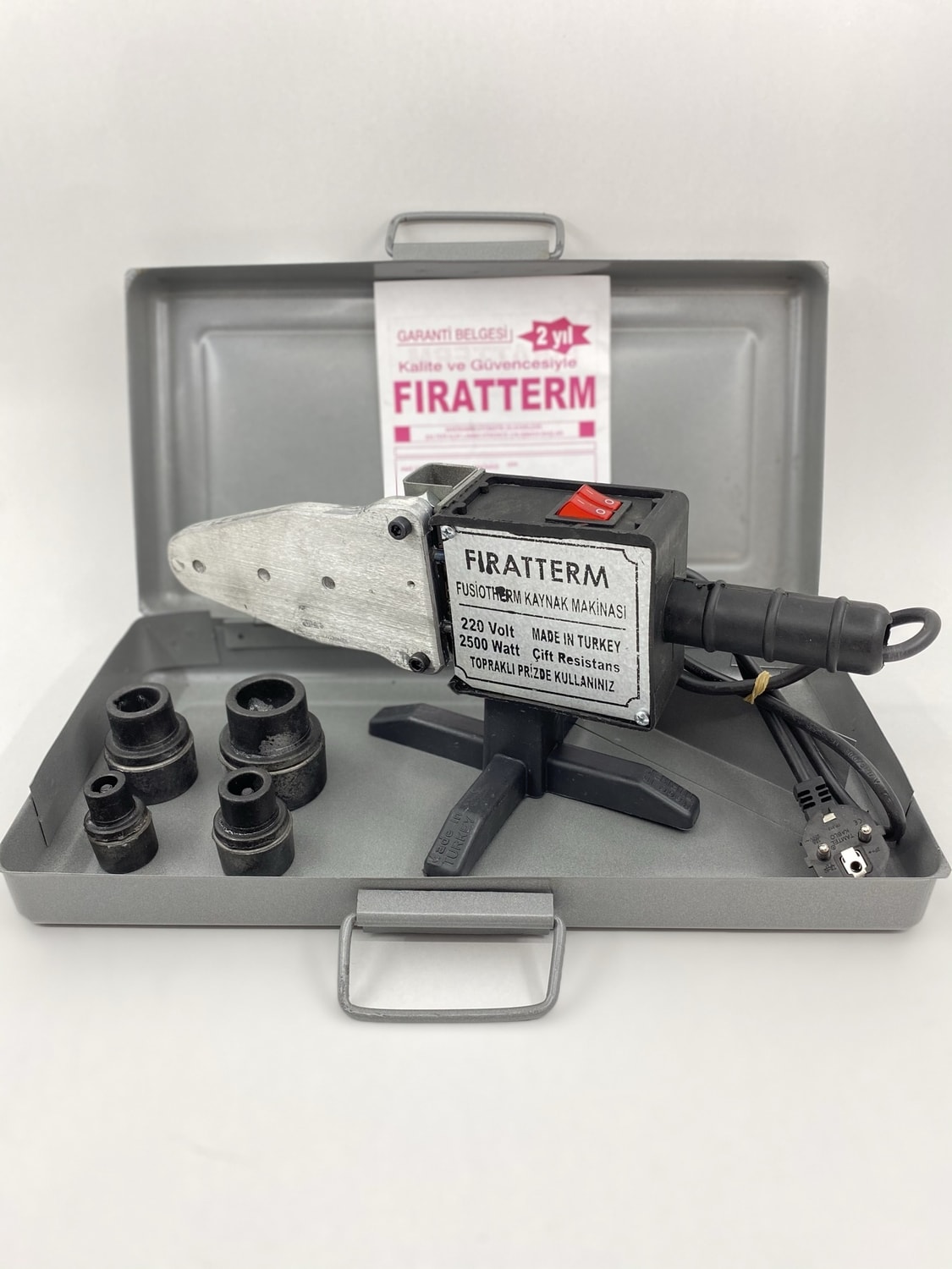 Pvc Plastik Boru Kaynak Makinası 2500W Çantalı - Set1 FRTTRMSET12