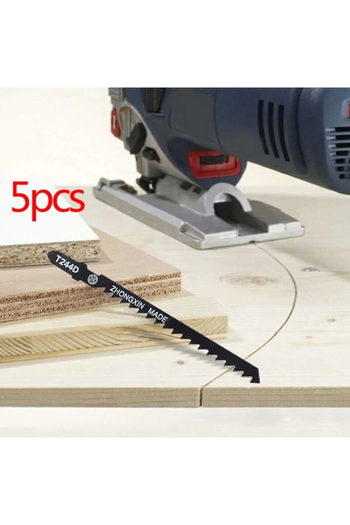 T144d Pvc Ahşap Kesme Dekopaj Testere Ucu 5 Parça Sunta Mdf Kesim Dekupaj Testere Uç Seti