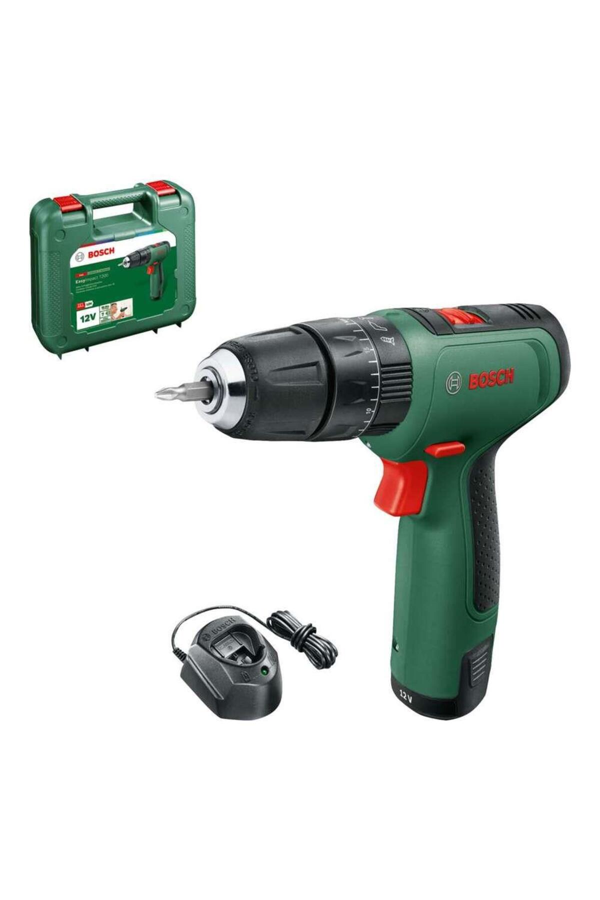 EasyImpact 1200 Akülü Darbeli Delme/Vidalama Makinesi 1.5Ah Akü Şarj Aleti Plastik Çanta