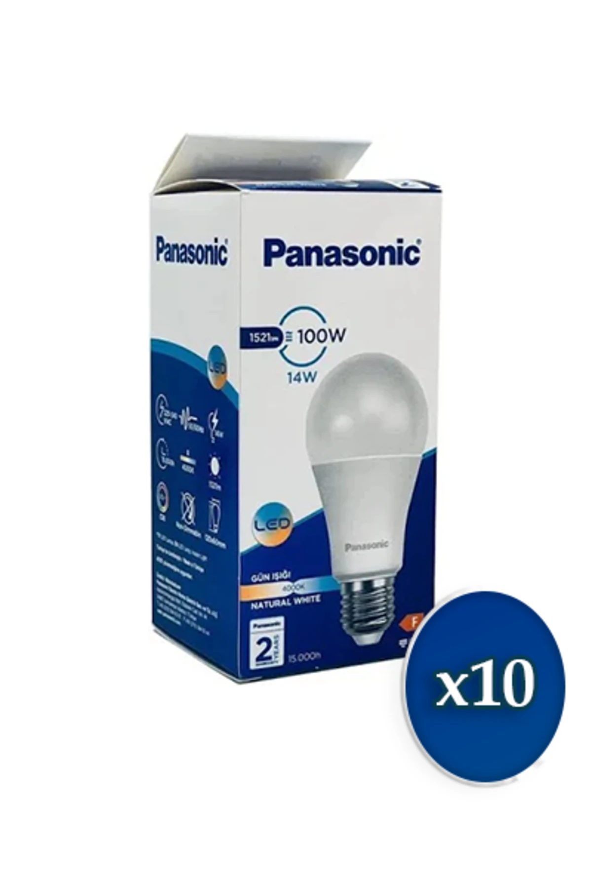 Ldach14dg1r7 E27 Led Ampul 14w 1500 Lümen 6500k Beyaz Işık (10 ADET)