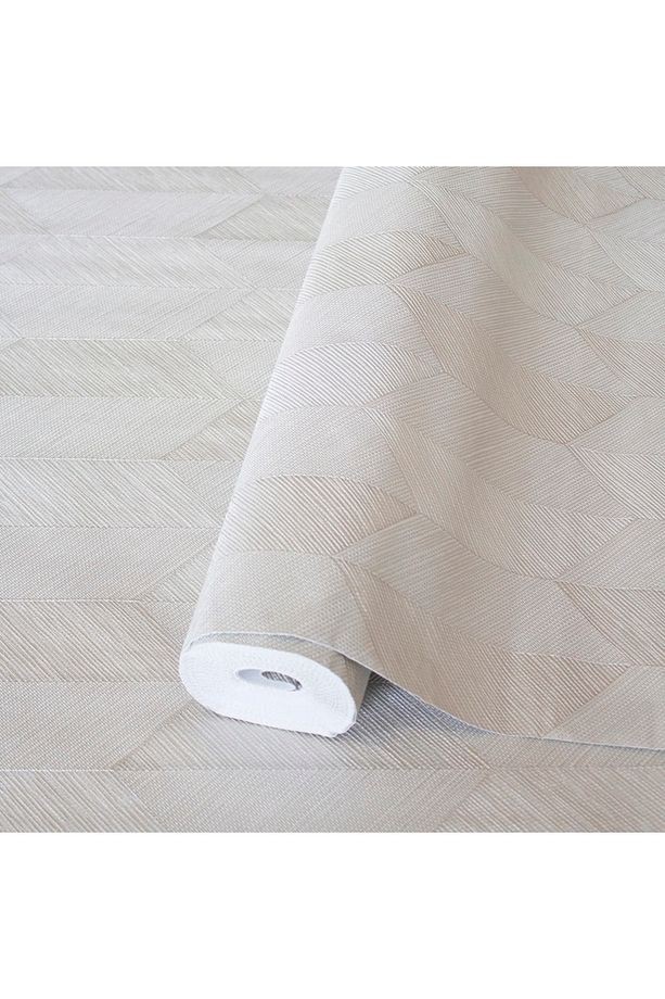 Vera Duvar Kağıdı Geometrik Desenli Non-woven Kağıt Taban Vinil Kaplı