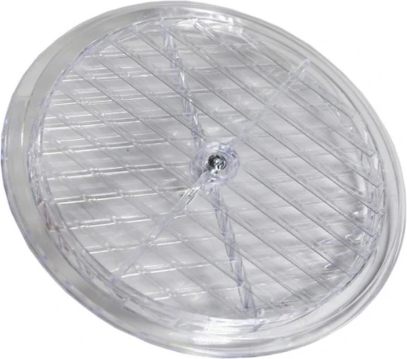 Cam Menfez 2 Parçalı Şeffaf Doğalgaz Havalandırma