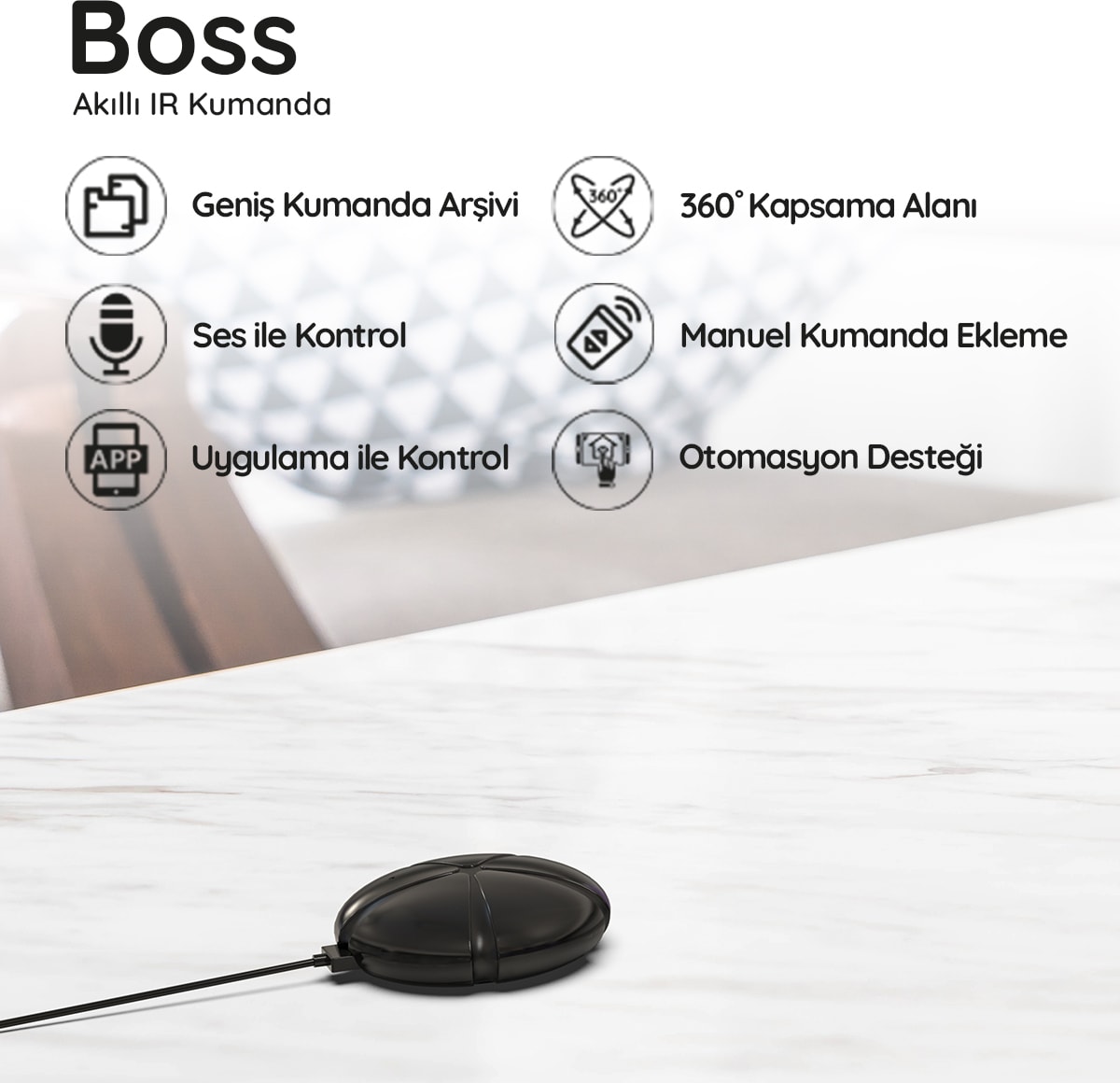Boss Akıllı Evrensel Ir Kumanda Bsbx2