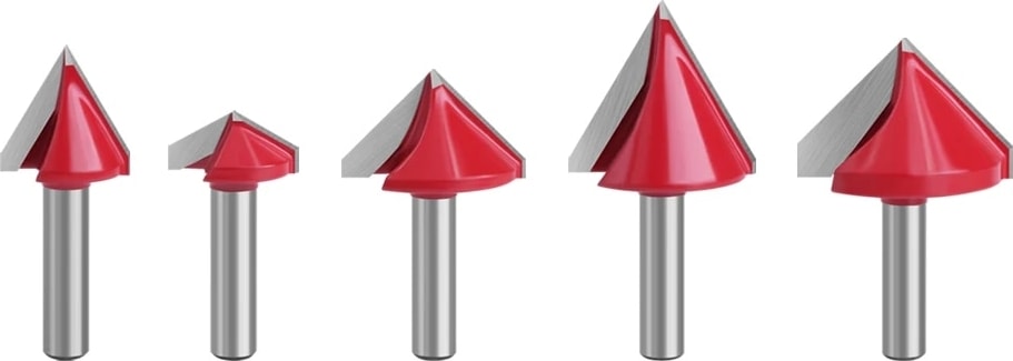 8X32X60 Derece Lavıe 8mm Shank 60 90 120 V Tipi Planya Kesici Oyma Kanal Açma Araçları Yönlendirici Bit Seti Emniyet Freze Kesiciler (Yurt Dışından)