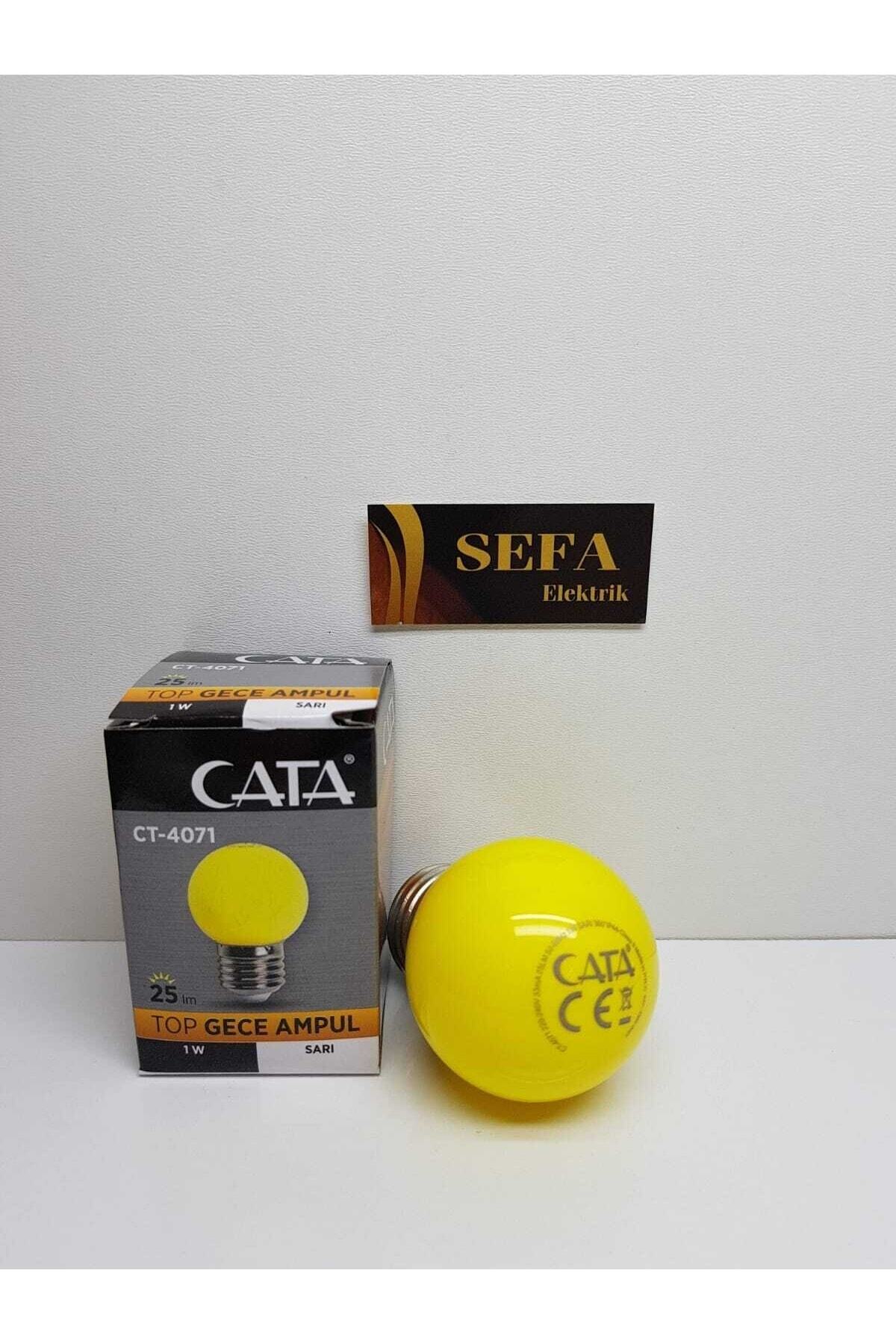 1 Watt Led Gece Lambası Sarı E27 Duy Sefa Elektrik