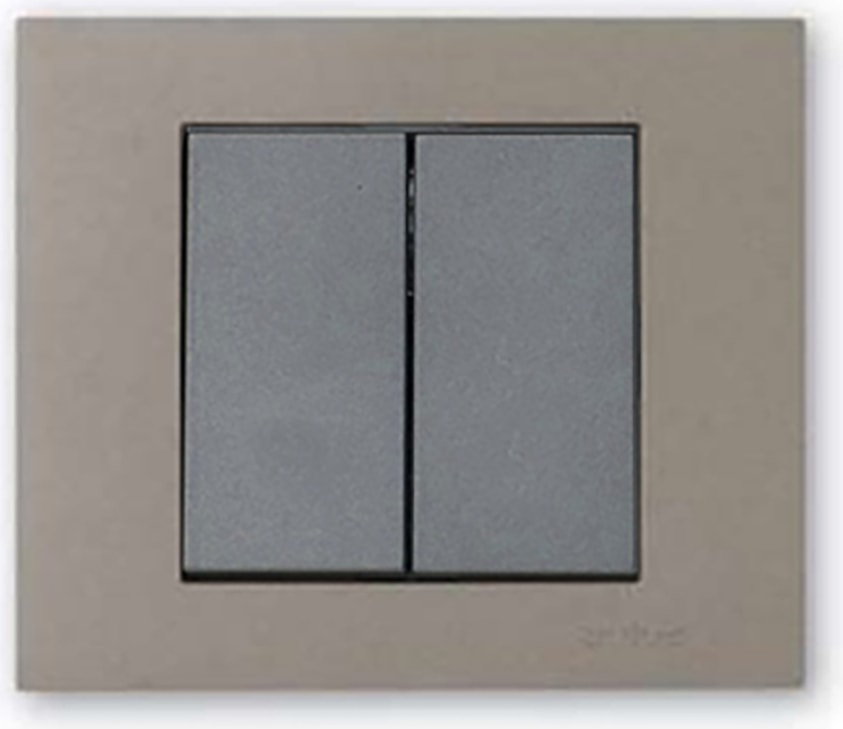 Grano Metalik Komütatör Füme + Antrasit Çerçeve