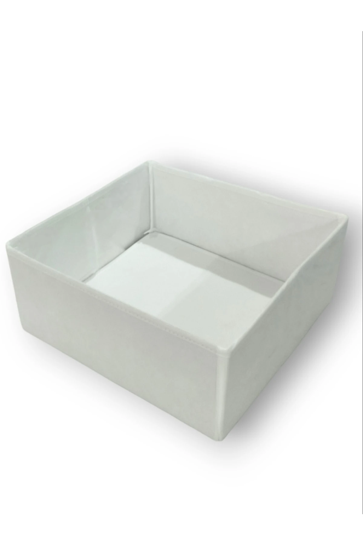 Beyaz Çekmece Içi Düzenleyici Organizer - Çok Amaçlı Dolap Içi Kutu ( 28*28*13 )