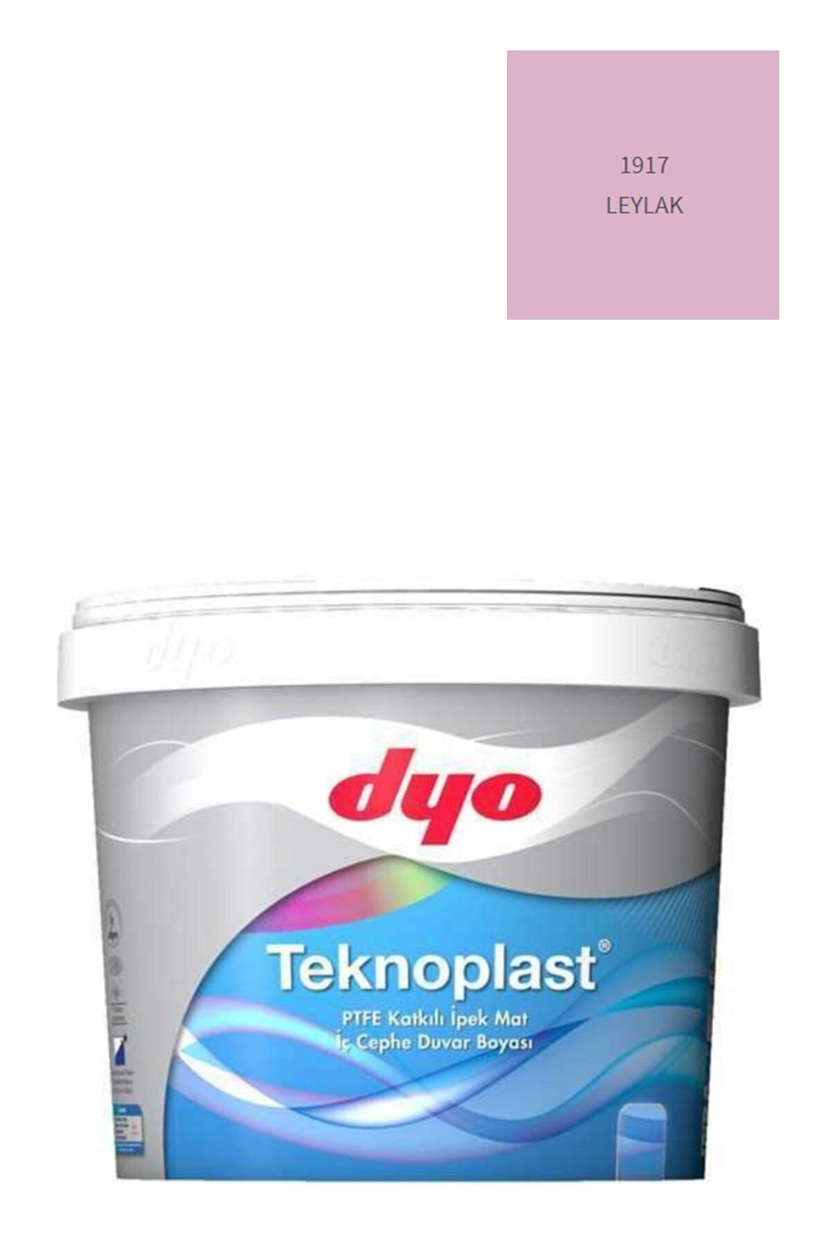 Teknoplast Teflonlu Antibakteriyel Ipek Mat Iç Cephe Duvar Boyası 1917 Leylak 7,5 Lt