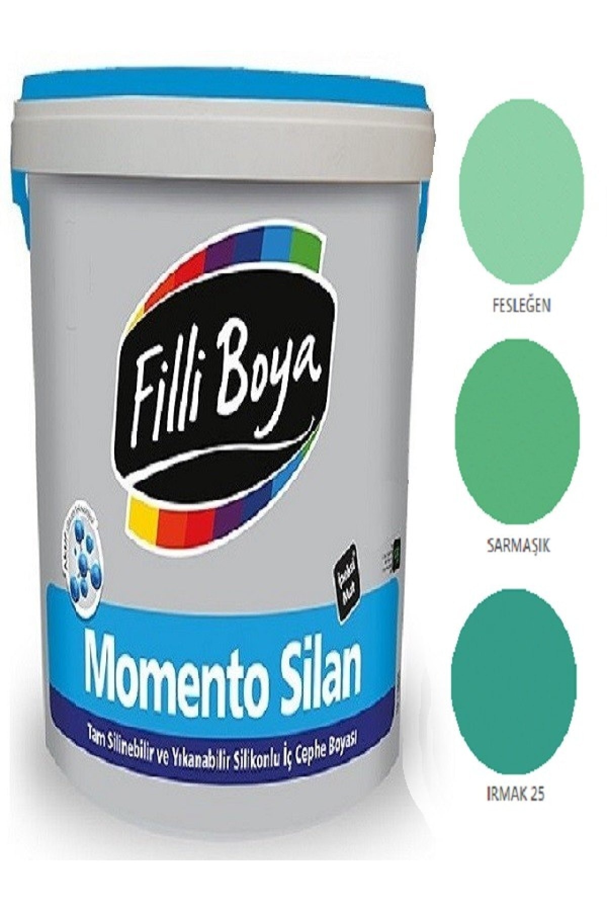 Momento Silan Tam Silinebilir Yıkanabilir Silikonlu Ipek Mat Boya 15lt (ırmak 25)