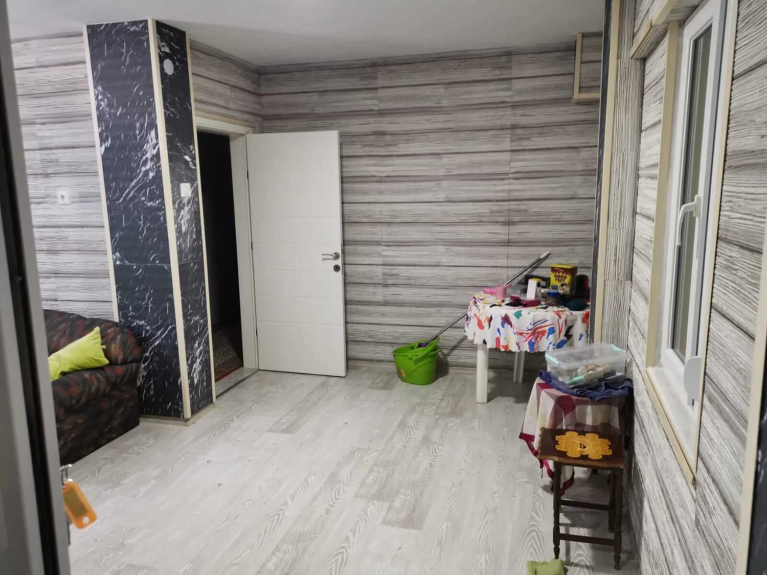 5 Adet (2.5m2) Ahşap Desenli 3 Boyutlu Renkli Strafor Köpük Duvar Kaplama Paneli (WD-704)