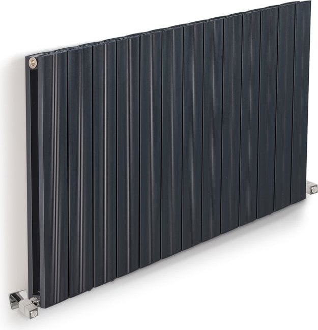 400 x 1595 MM Amber Yatay Antrasit Alüminyum Radyatör Standart Bağlantı