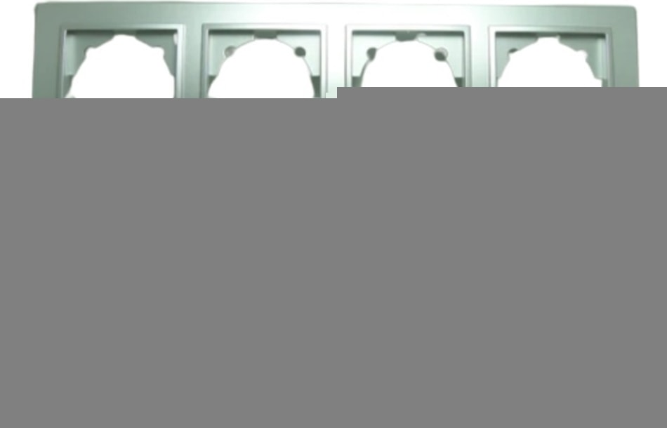 Zena Metalik Gri 4'lü Çerçeve (2 Adet)