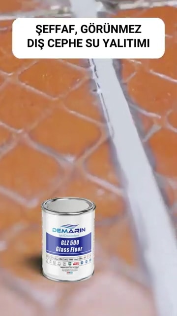 Glz 500 Glass Floor Şeffaf Su Yalıtım Boyası 4 Kg