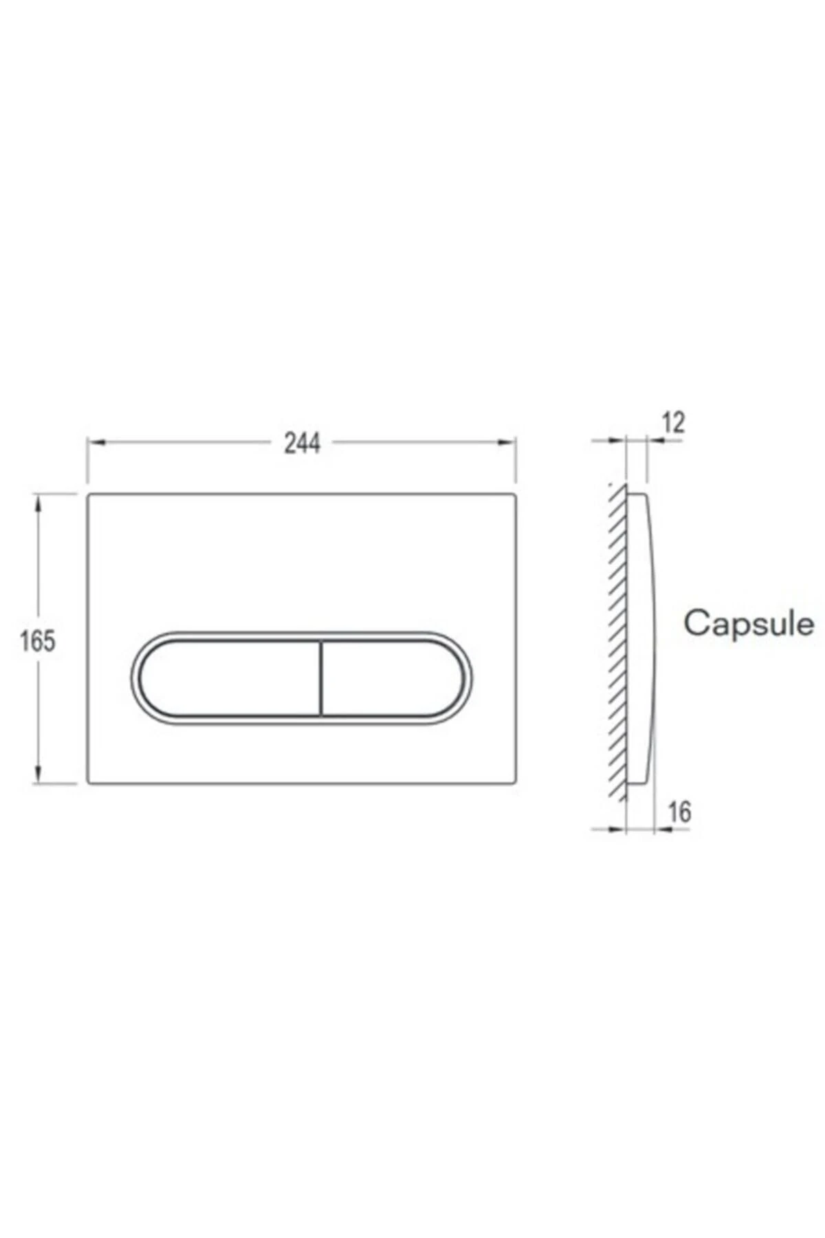 Versus Gömme Rezervuar Set