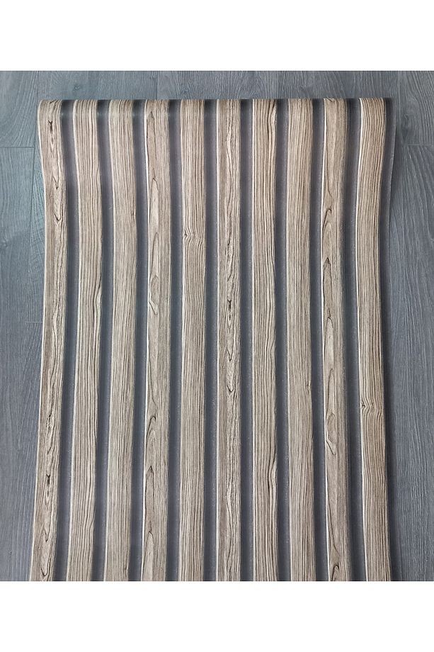 Çıtadesenli üç boyutlu silinebilir duvar kağıdı 53 cm genişliğinde 10 metre uzunluğunda