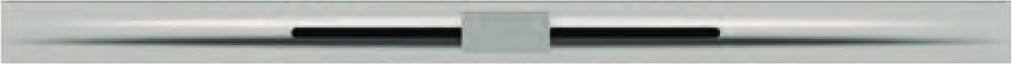5701684 Clear-Cut V-Flow 60 cm Duş Kanalı Parlak Krom Yandan
