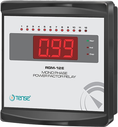 RGM-12E 3X20 mm Display Monofaze Reaktif Güç Kontrol Rölesi