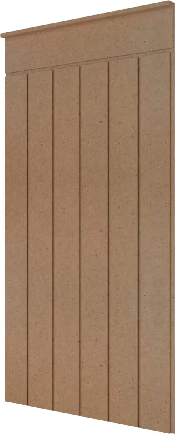 Dekoratif Duvar Kaplama ( 45 x 102 cm ) Boyanabilir Ahşap 6 mm Ham Mdf Duvar Paneli