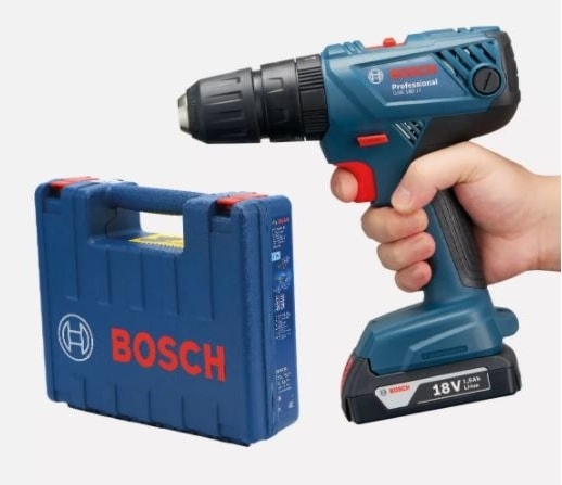 BOSCH Professional GSR 180-LI 2 x 2 Ah Akülü Delme Vidalama Makinesi - 06019F8109