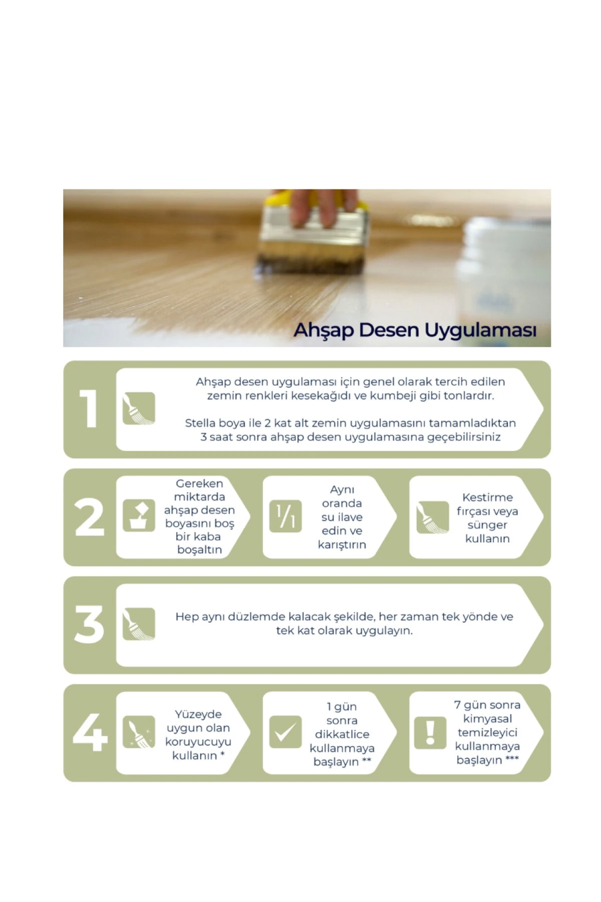 Stella Su Bazlı Saf Akrilik Boya 1 Lt Renk ( 2905 )