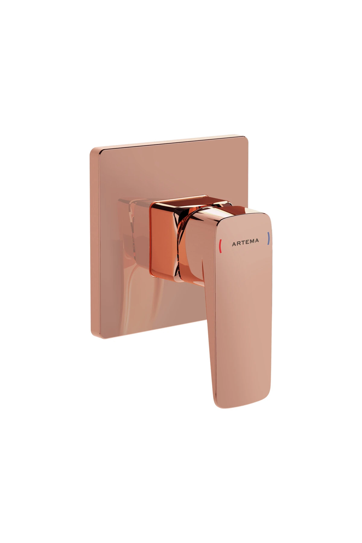 Root Square A4275126 Ankastre Duş Bataryası, Sıva Üstü, Bakır