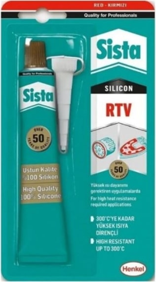 Rtv Kırmızı Sıvı Conta 50G Blister