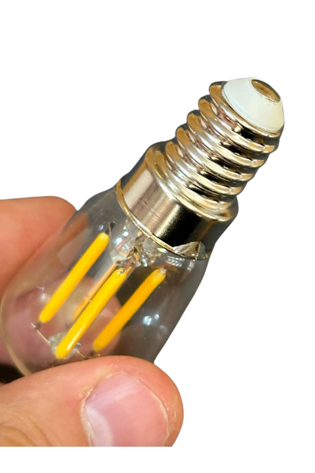 2W (22W) 2700K (Sarı Işık) E14 Duylu Led Rustik Ampul (4 Adet)