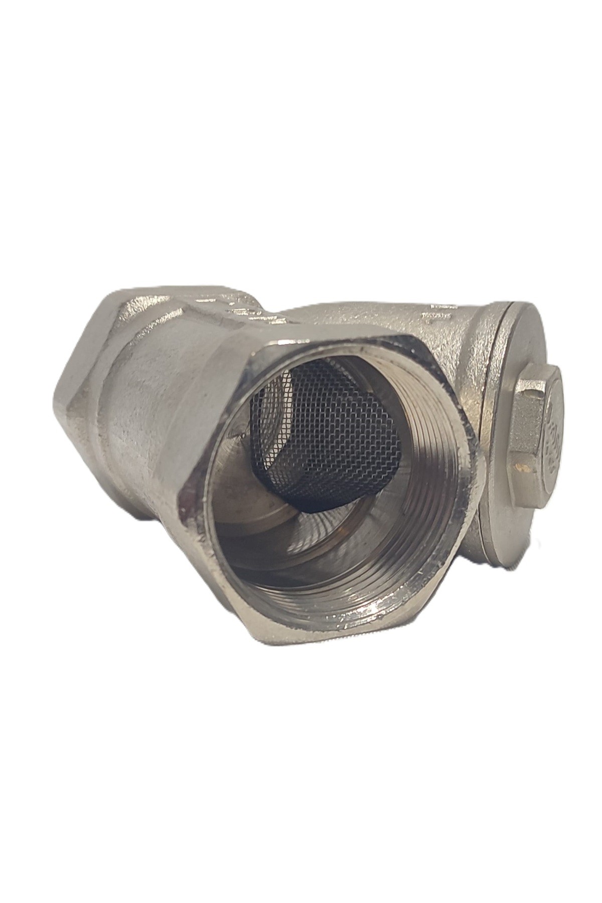 11/2" Sarı / Krom Pislik Tutucu Su Filtresi Dn40 - Threaded Strainer