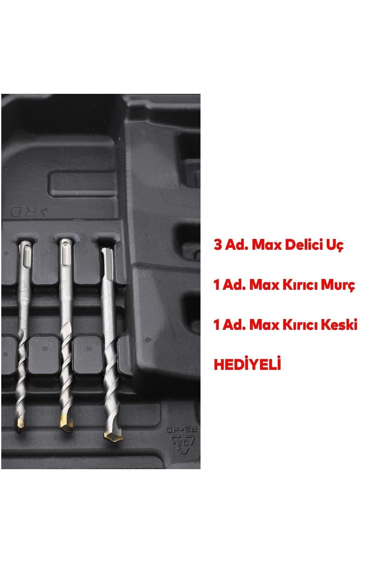 Kırıcı Delici Darbeli Matkap 1250 W  Metal Beton Elektropnömatik Delme Kırma Hilti 40 mm
