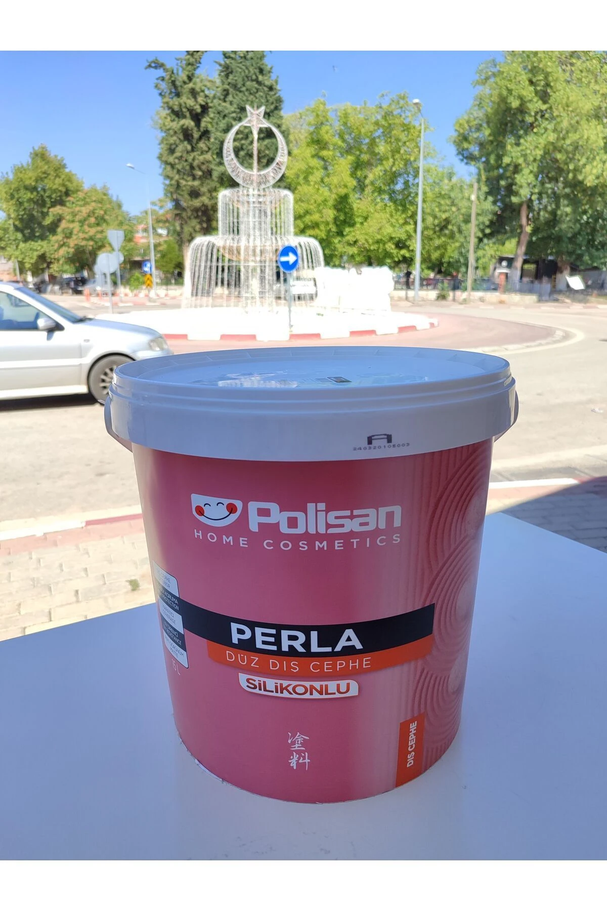 DIŞ CEPHE SİLİKONLU BEYAZ BOYA POLİSAN MARKA 25 KG
