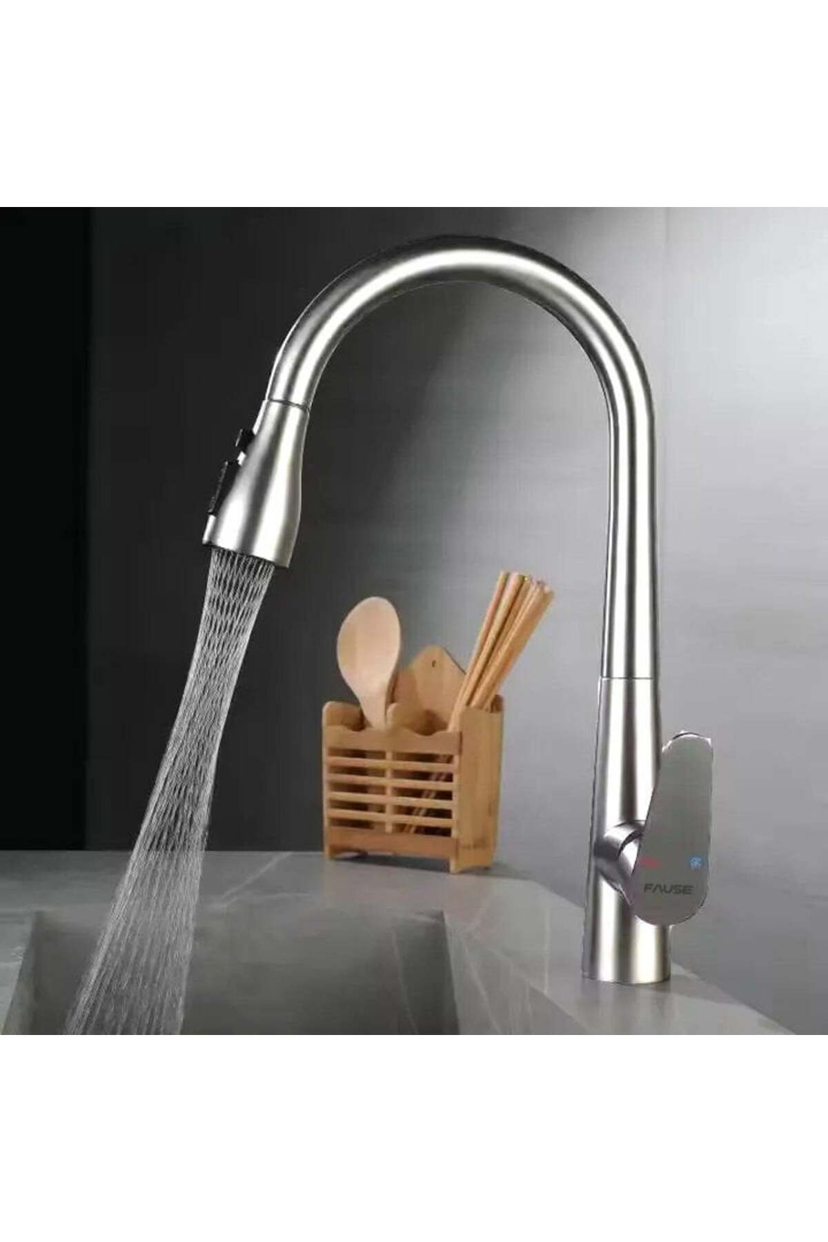 Spiralli Eviye Bataryası Pull Down 3 Fonksiyonlu KTE125