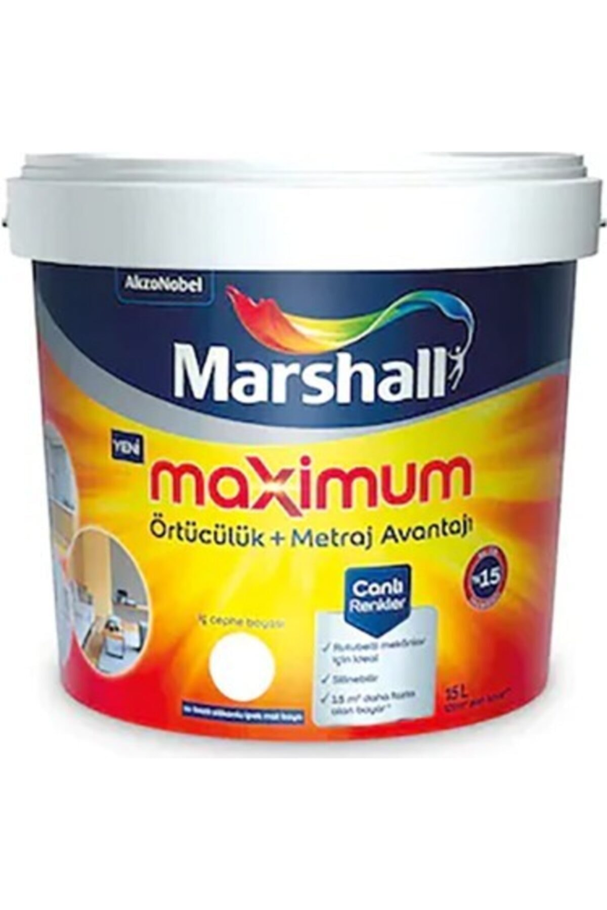 Maximum Silikonlu İpek Mat Boya 7.5l