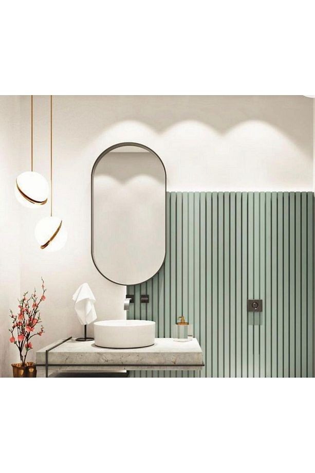 Akyürek Lb 3771 Model Soft Su Yeşil Renk Dekor Profil Duvar Kaplama Panel Lambri