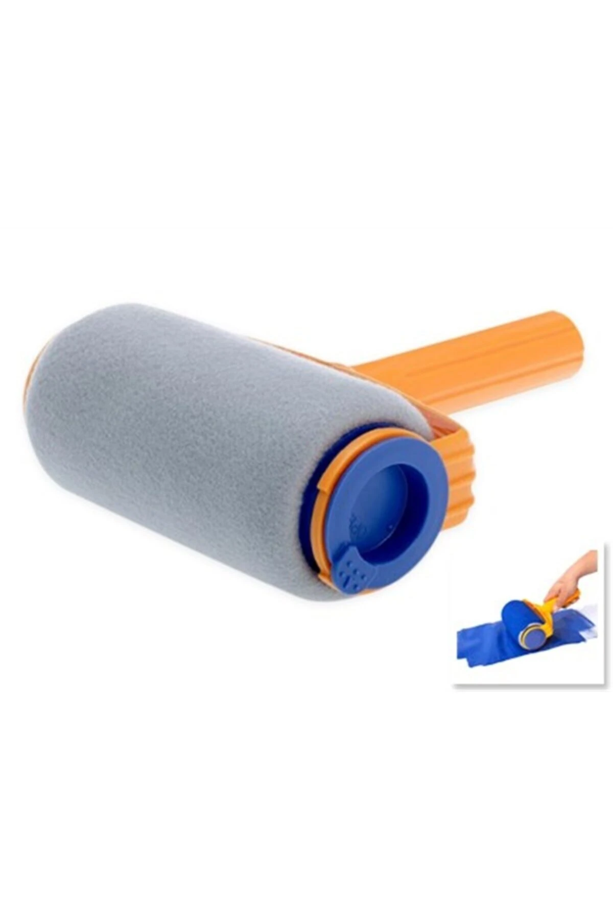 Damlatmayan Rulo Boya Fırçası Kolay Duvar Tavan Boyama Fırçası Uzatma Aparatlı