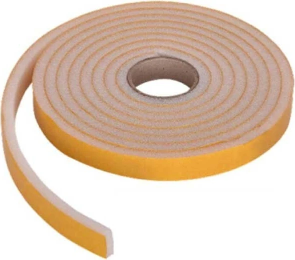 3 Metre Yapışkanlı Kapı Bandı Isı Yalıtım Süngeri