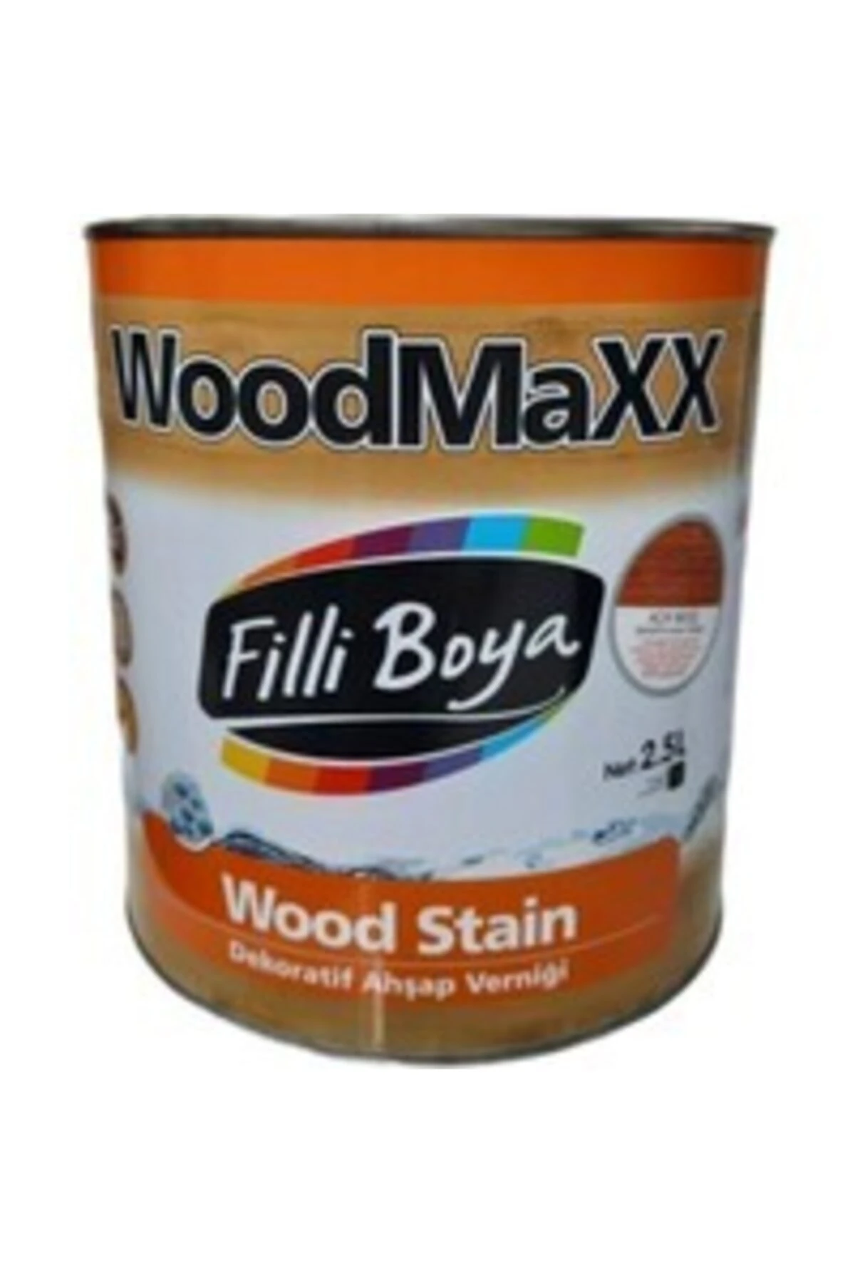 Filli Wood Stain Ekoratif Ahşap Verniği 2.5lt Koyu Meşe