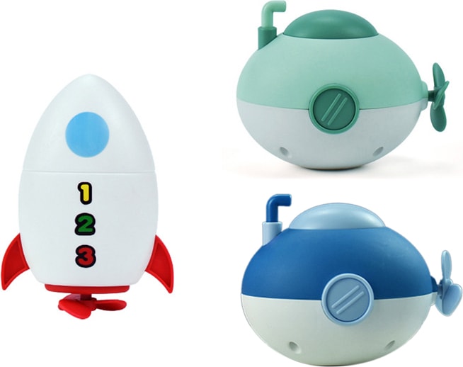 Bebek Banyo Oyuncak Bebek Yüzmek Zinciri Clockwork Oyuncak Küçük Denizaltı Banyo Küvet Oyuncakları Erkek Kız Için (Yurt Dışından)