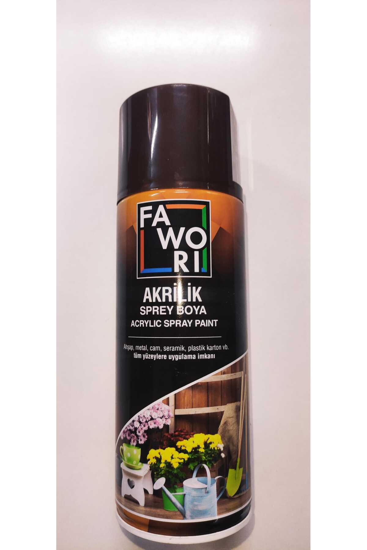 FAWORİ AKRİLİK SPREY BOYA KAHVE 400ML