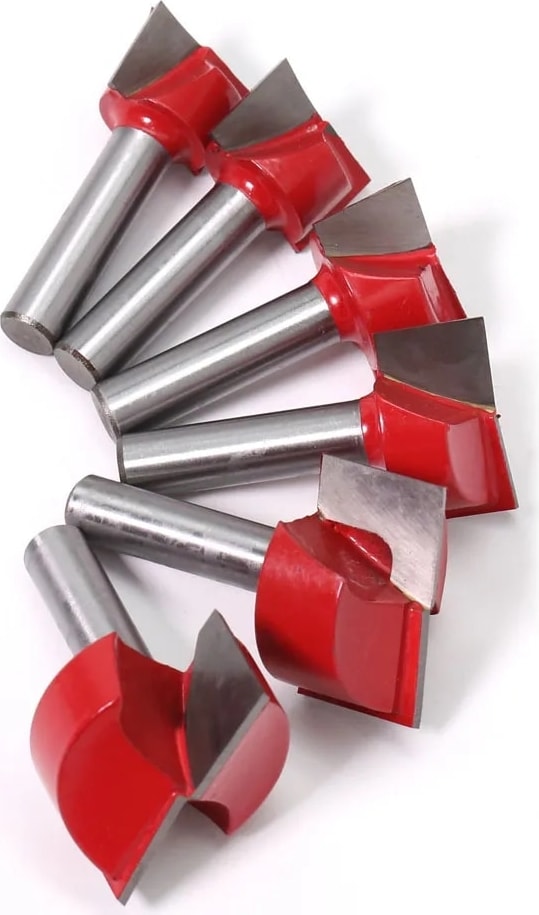 8X25 8mm Shank Temizleme Alt Freze Uçları Çapı Karbür Kesiciler Ahşap Araçları Freze Kesici Ağaç Işleme Yüzey Planya Yönlendirici (Yurt Dışından)