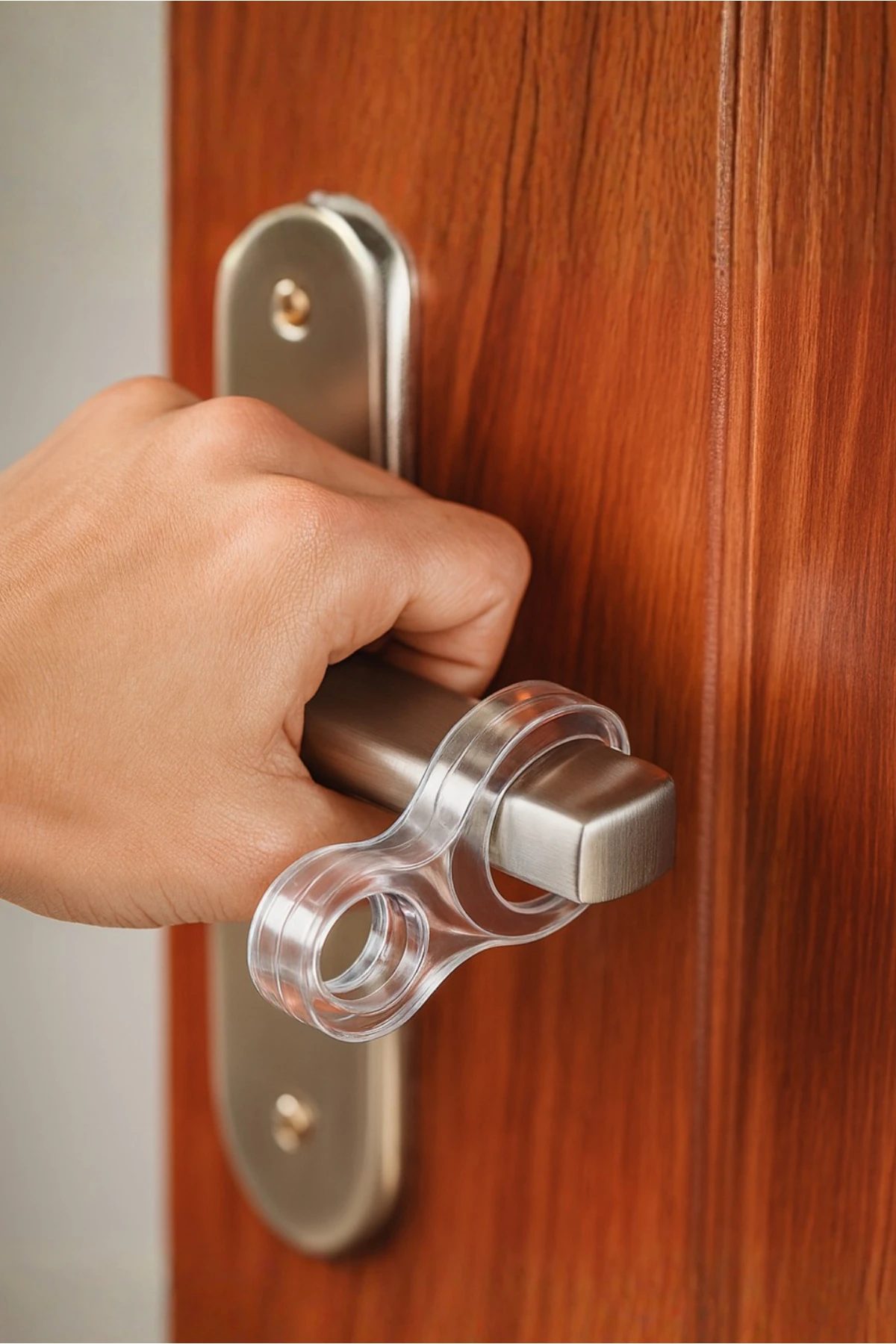 4'lü Kapı Ve Pencere Tamponu - Stoper - Kapı Arkası Duvar Koruyucu - Silikon