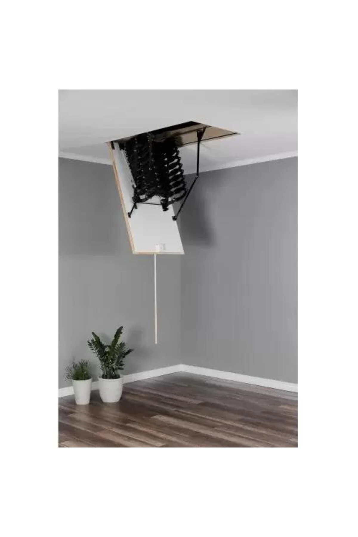 120x60 Cm Metal Akordiyon Çatı Merdiveni